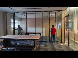 making panel for saint gobain Toughened glass wall