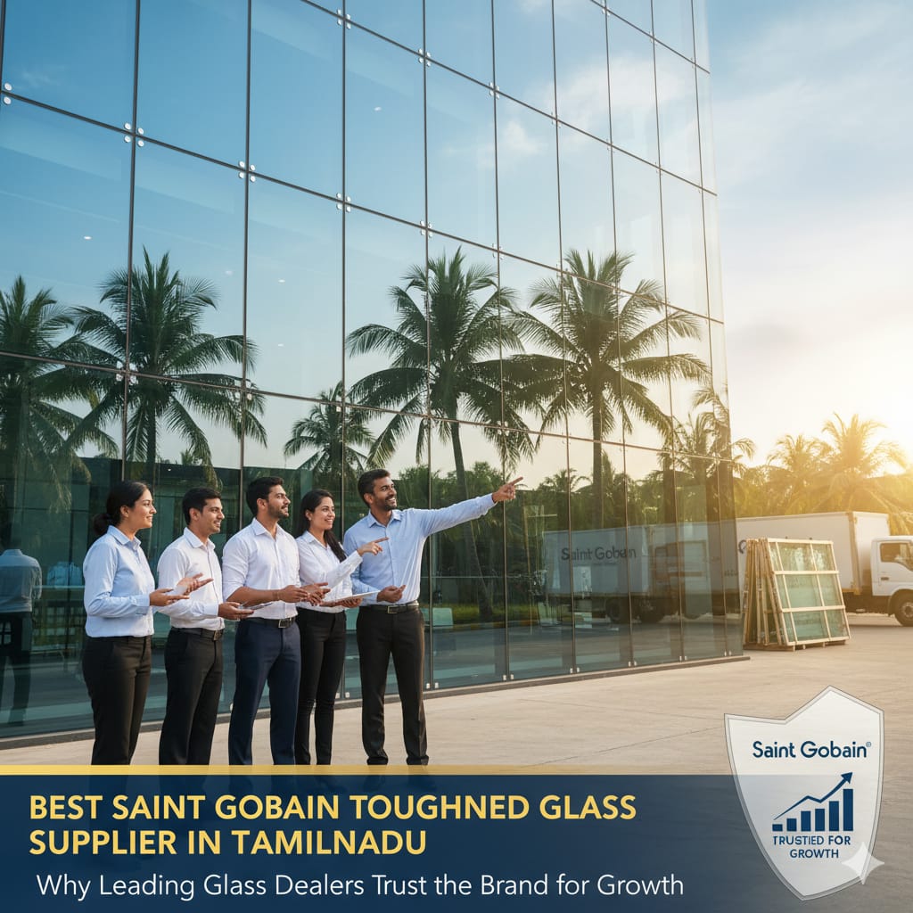 Best Saint Gobain Toughened Glass Supplier in Tamilnadu Why Leading Glass Dealers Trust the Brand for Growth