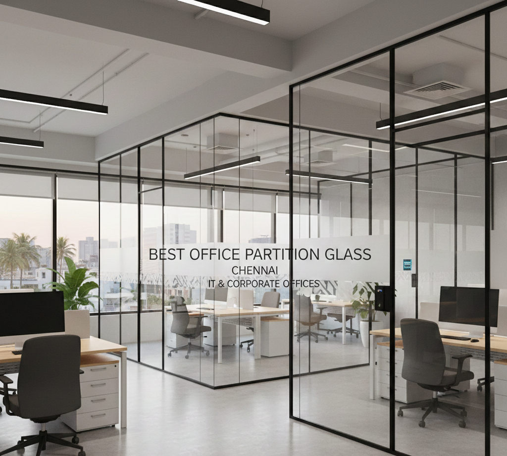 Best Office Partition Glass in Chennai for IT & Corporate Offices