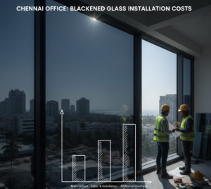 Cost Factors of Installing Blackened Glass in Chennai Offices