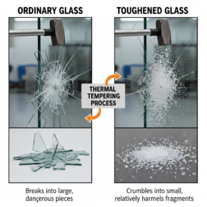 What Makes Toughened Glass Different from Ordinary Glass
