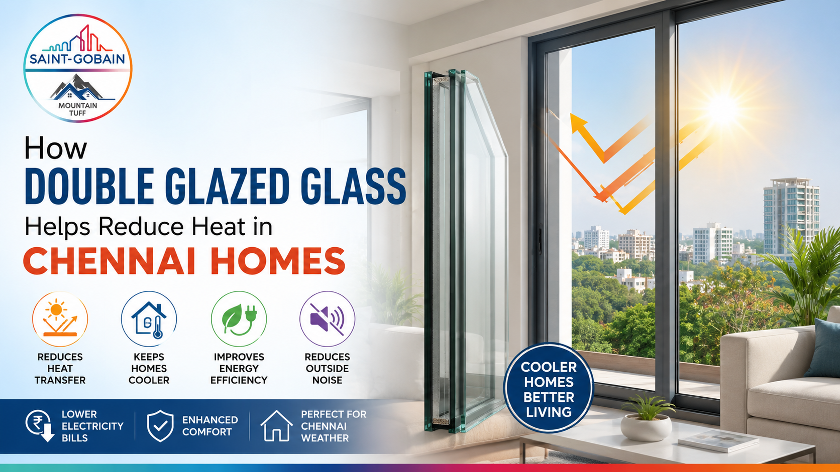 double glazed glass