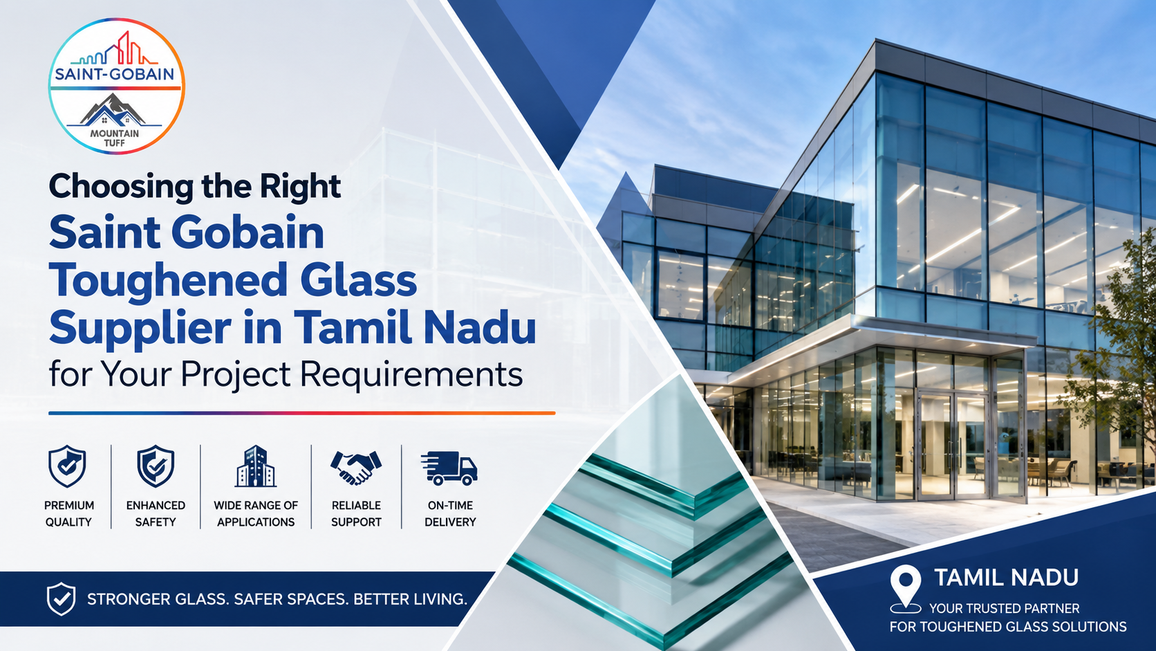 Saint Gobain Toughened Glass Supplier in Tamil Nadu