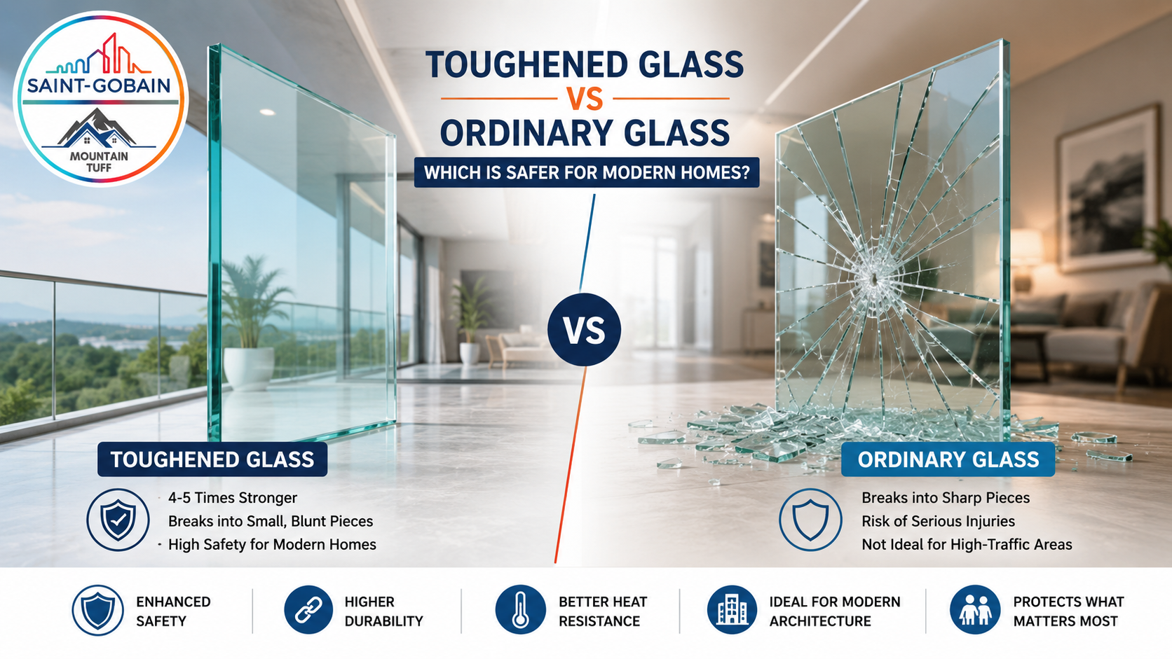Toughened Glass vs Ordinary Glass