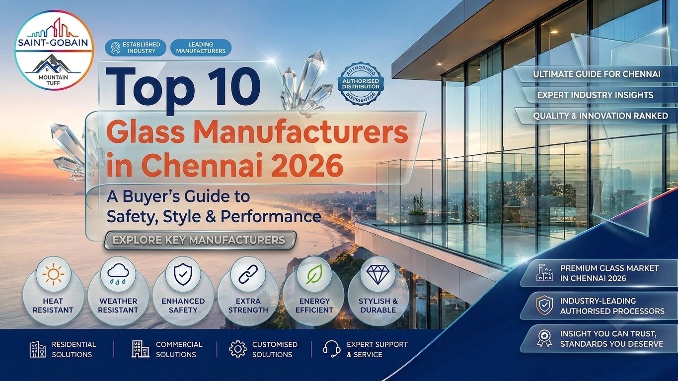 Top 10 Glass Manufacturers in Chennai 2026 A Buyer’s Guide to Safety, Style & Performance